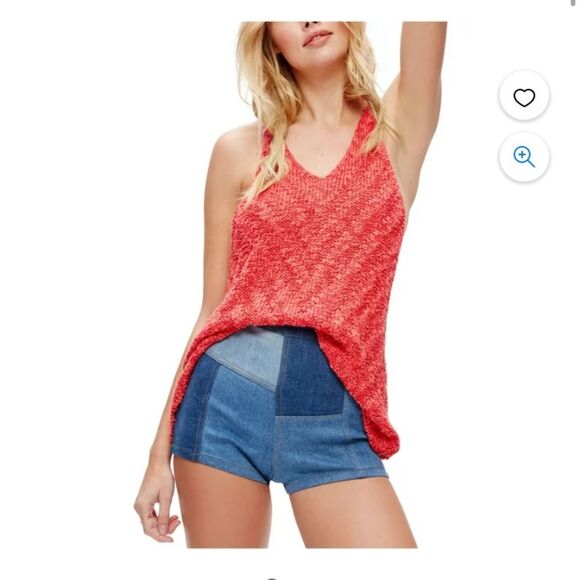 Free People Tops - Free people Chevron tank top knit sweater